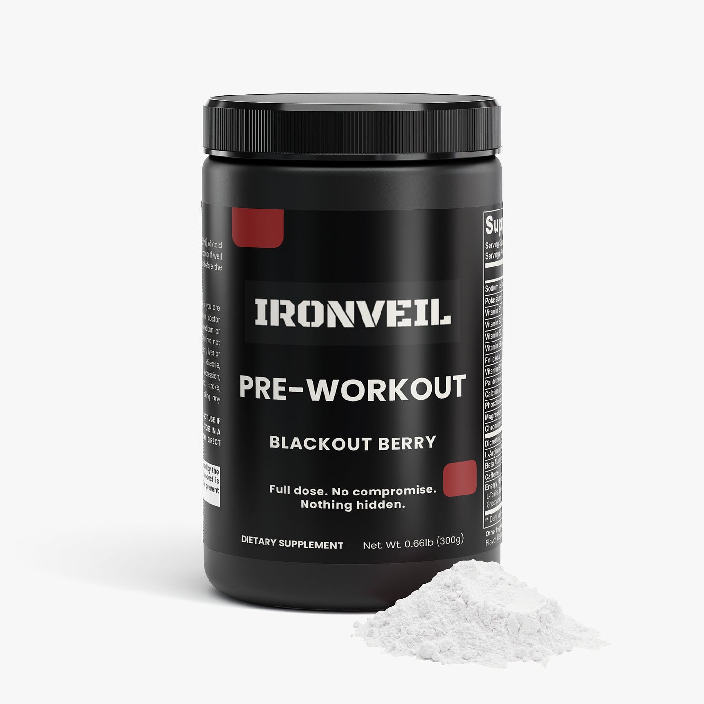 IRONVEIL Pre-Workout — Blackout Berry