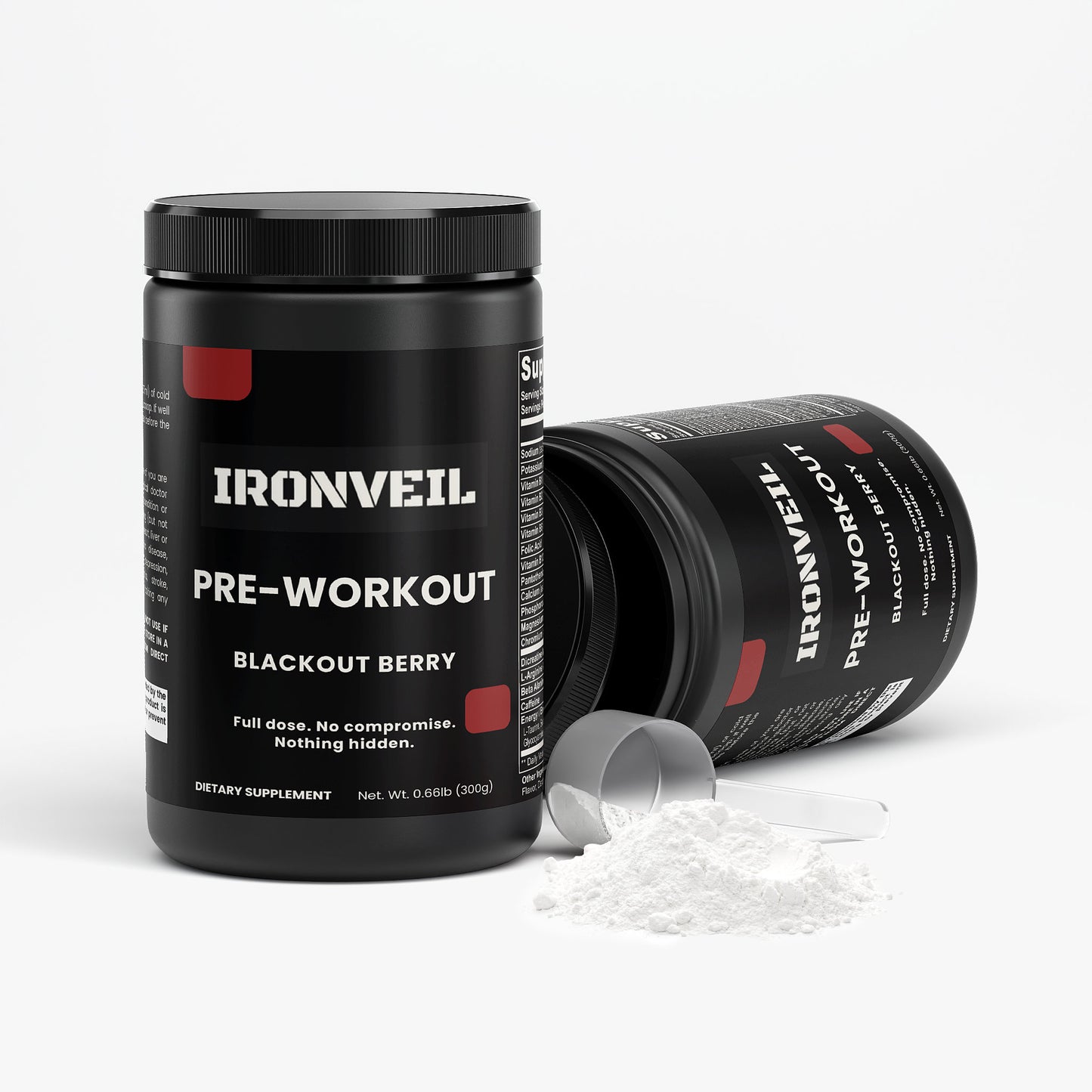 IRONVEIL Pre-Workout — Blackout Berry