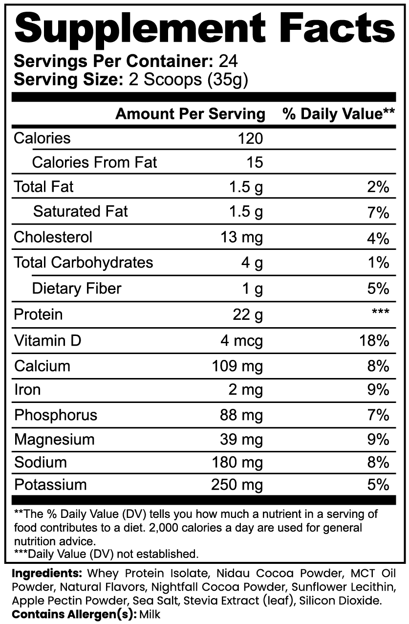 IRONVEIL - Advanced 100% Whey Protein Isolate (Chocolate)